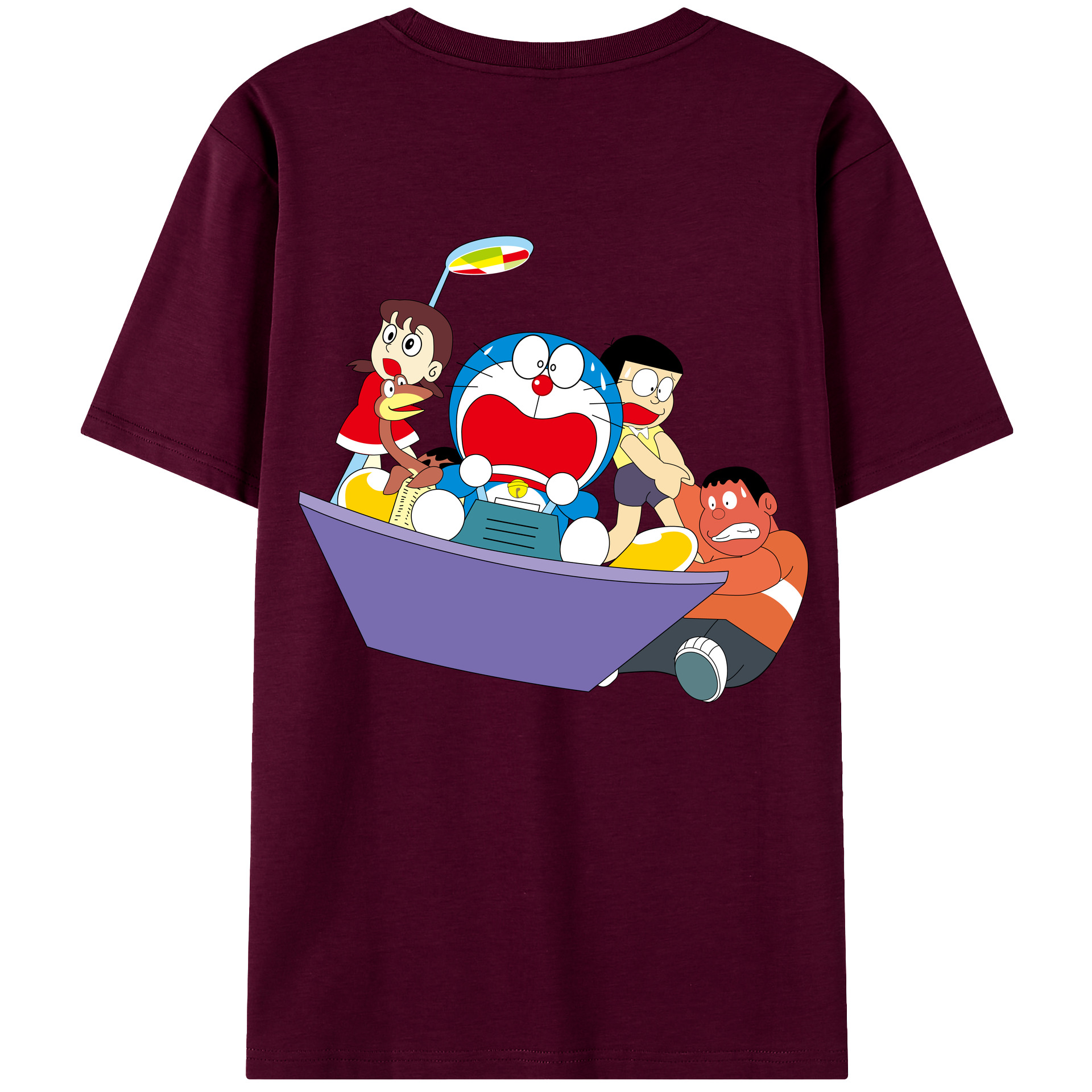（画像用） ドラえもん Doraemon レディース半袖Tシャツ(バックプリント)